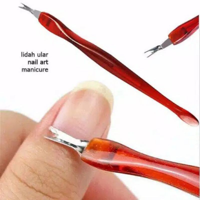 ALAT PEMBERSIH KUTIKULA/LIDAH ULAR/NAIL ART/PEDICURE/MENICURE
