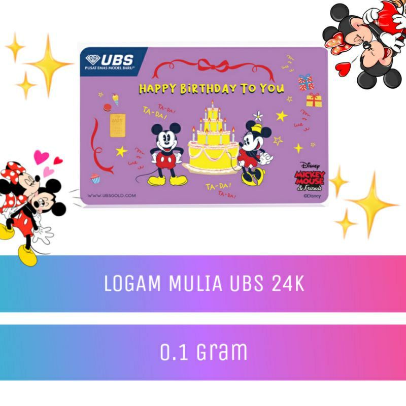 UBS BT21-Mickey HBD K