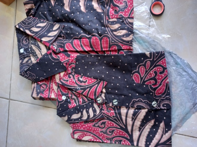 (couple Batik Terlaris) - Baju Couple Ayah Dan Anak Terlaris - Batik Kebaya