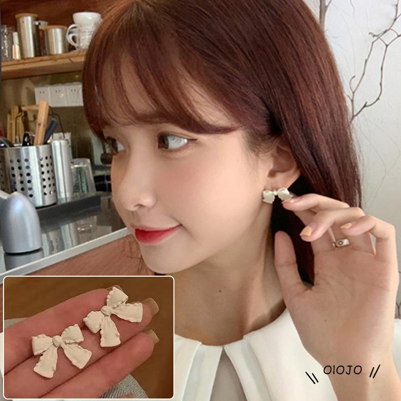 【COD】Anting Stud Desain Ikatan Simpul Bahan Alloy Untuk Wanita