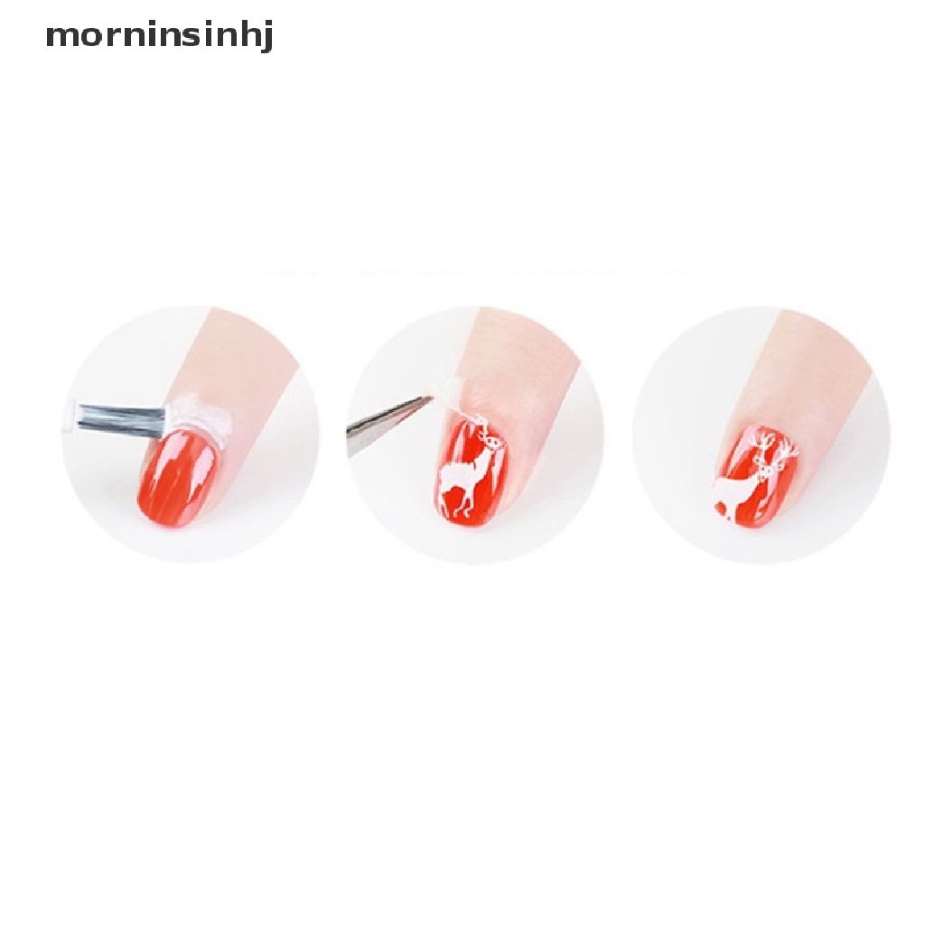 Mor Stempel Silikon Transparan Untuk Nail Art