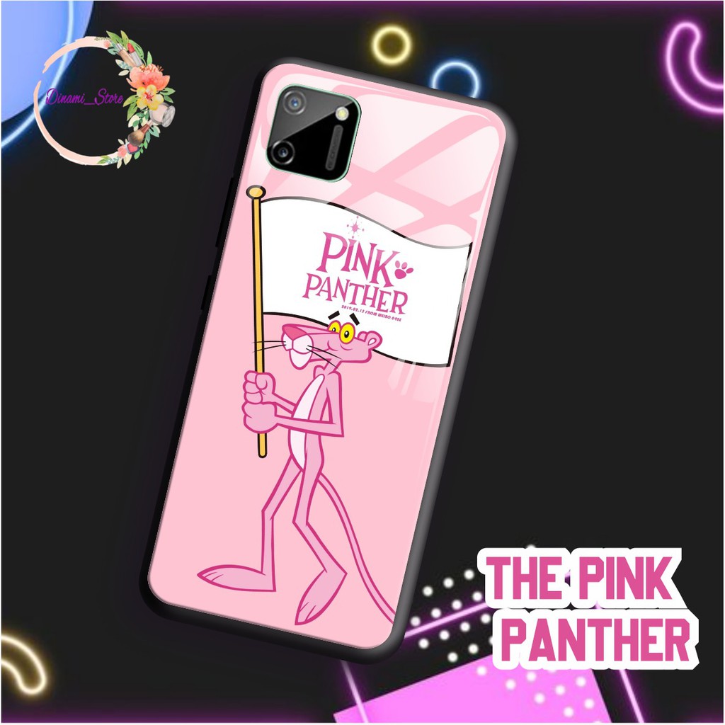 Back case glass the pink panther Vivo Y91 Y17 Y12 Y15 Y93 Y95 Y81 Y83 Y71 Y53 y20 Y30 Y50 DST1655