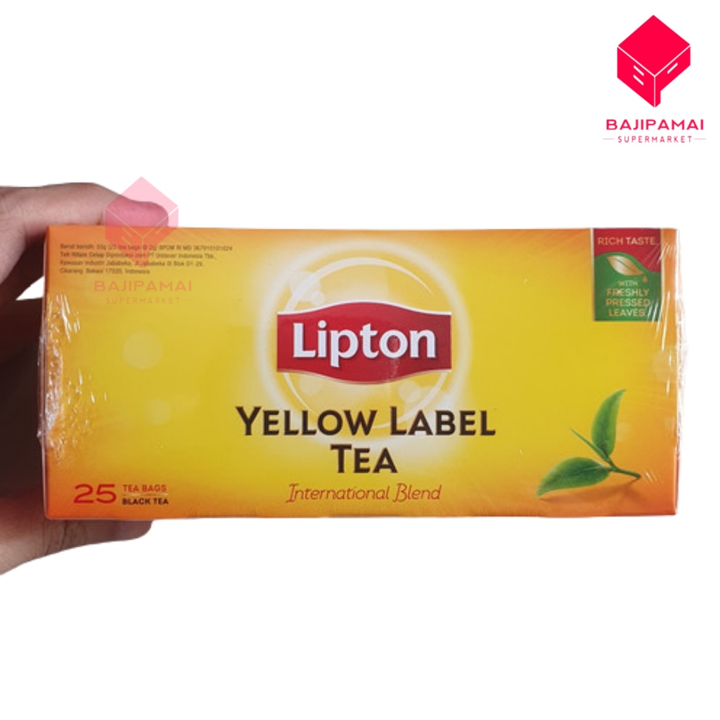 

Lipton Yellow Label Tea enveloped 25's