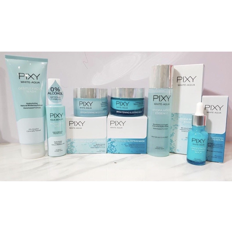 Paket Pixy White-Aqua Lengkap 6 in 1 Murah
