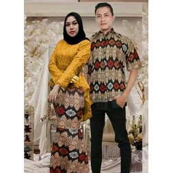 COUPLE AURORA BATIK BRUKAT / SET CP SALSARA ADORA / BAJU PASANGAN WANITA PRIA