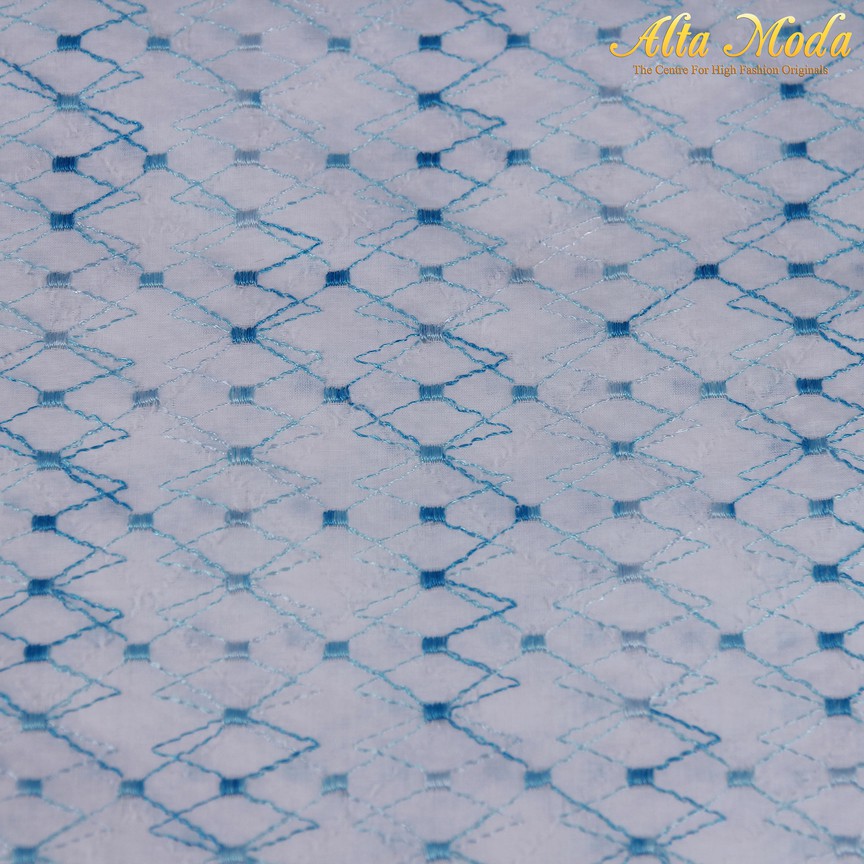 

Alta Moda Katun Bordir Thin X Blue Embroidery (1M)