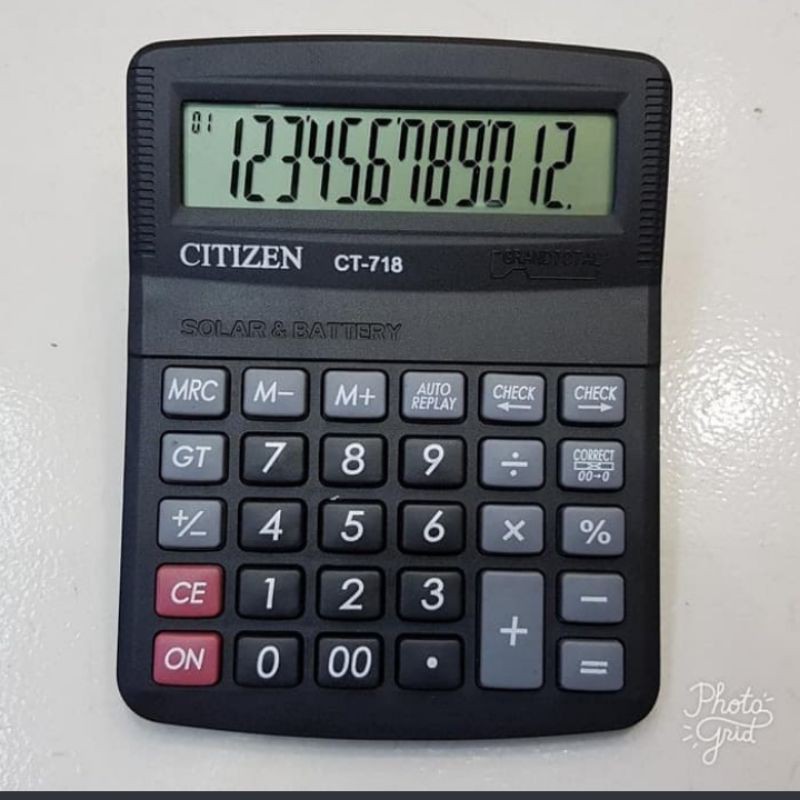 

Kalkulator Citizen 718 . Kalkulator 12 Digit
