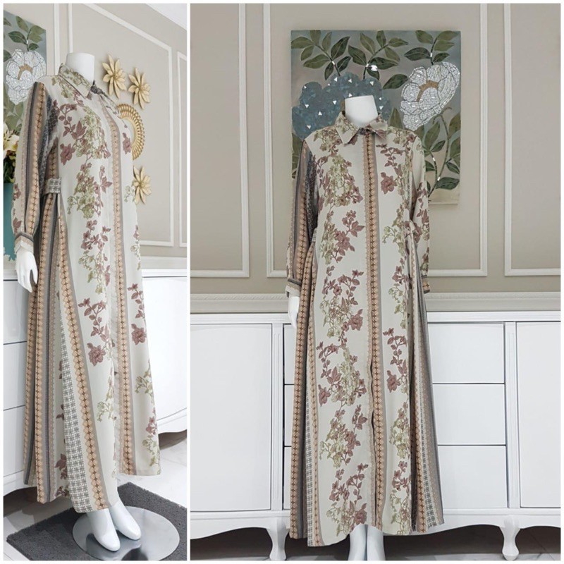 EDNESS KAYLA Gamis Toryburch Long Dress
