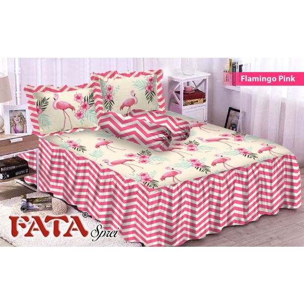 Sprei B2 Rumbai Fata New Flamingo Pink 160x200