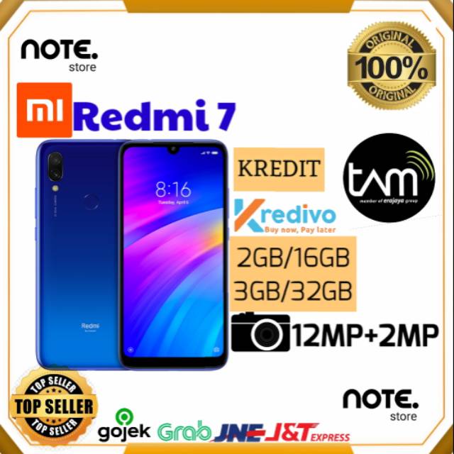 Xiaomi Redmi 7/ Xiaomi Redmi 7 2/16GB 3/32GB / Original / Garansi Resmi