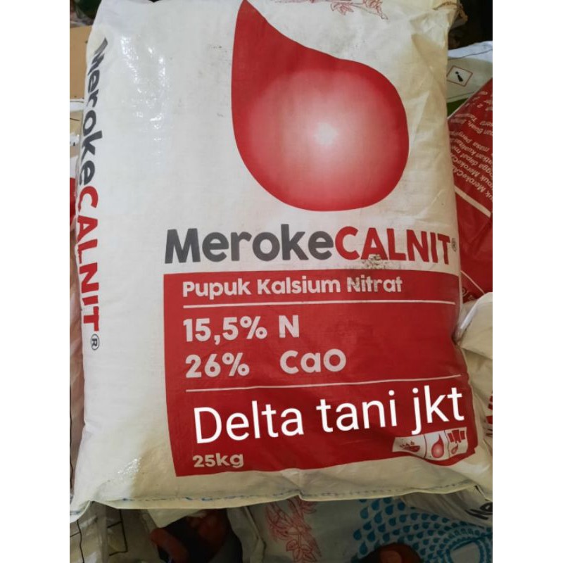 PUPUK MEROKE CALNIT KEMASAN 25KG