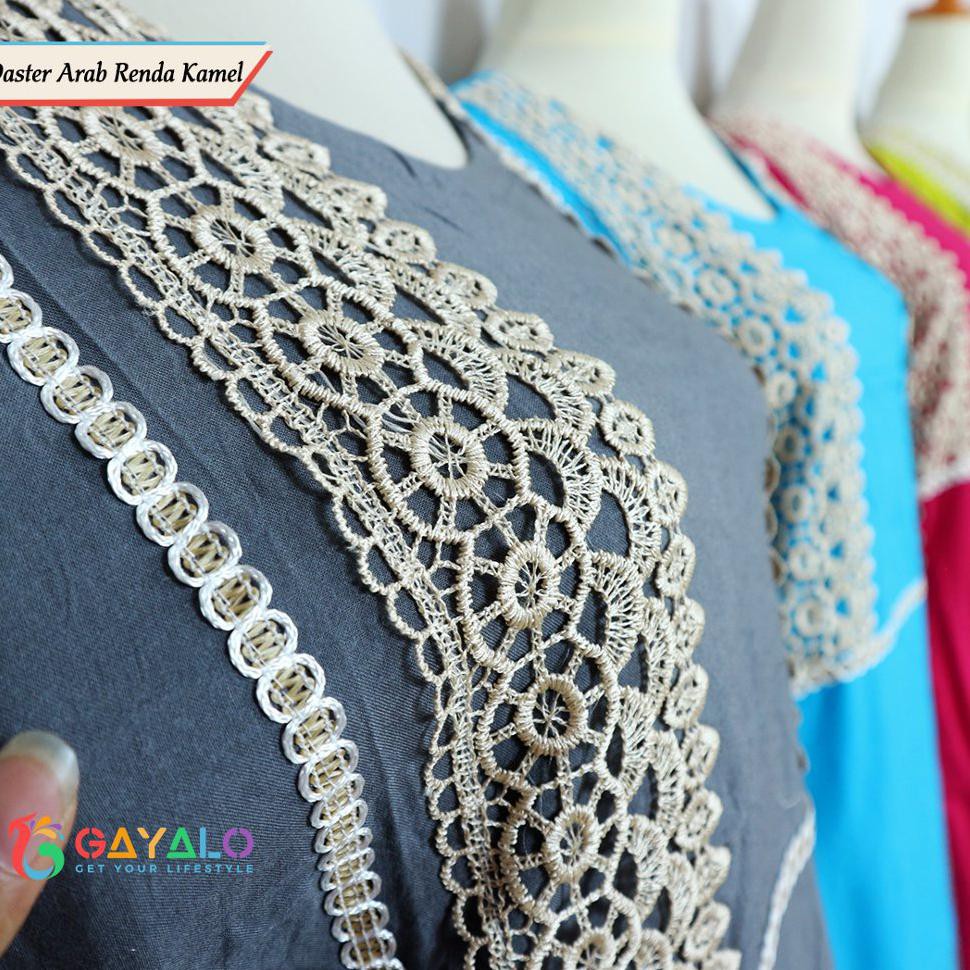 PROMO Daster Arab Renda Kamel - Daster Arab Cantik - Daster Hamil - Daster Grosir Murah - Daster