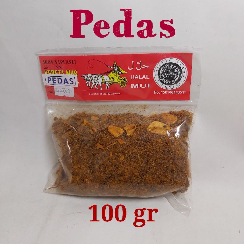 

Abon Sapi Pedas KERETA MAS 100 gr