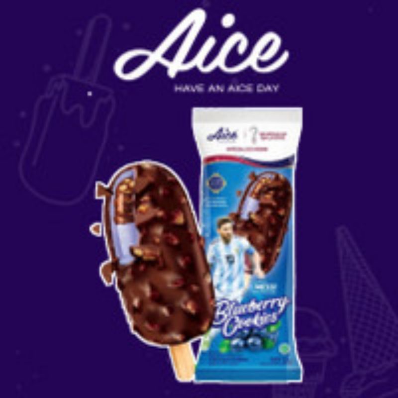 Aice ice cream Blueberry Cookies