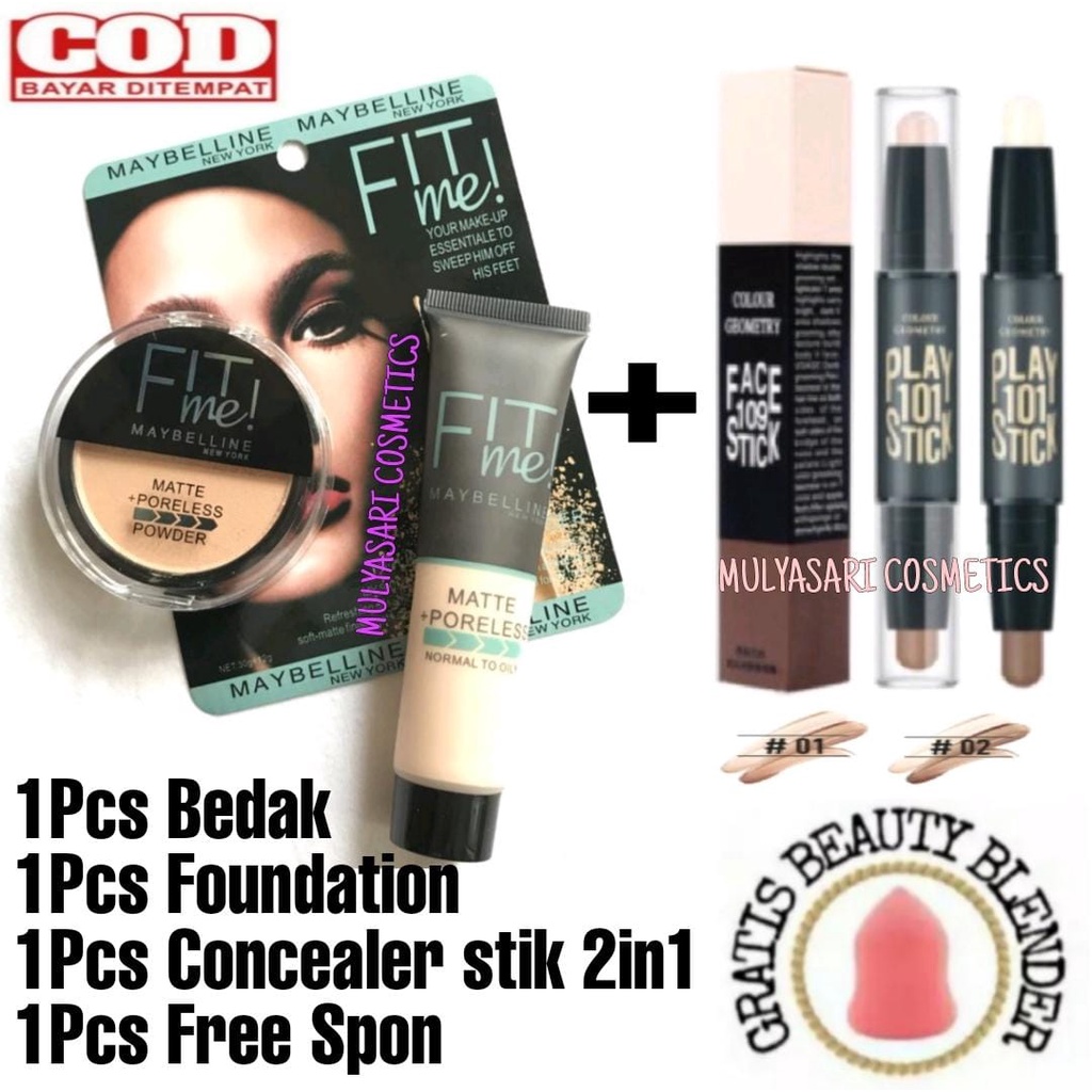 Paket Hemat Fit me New 2 in 1- + Conclear DNM