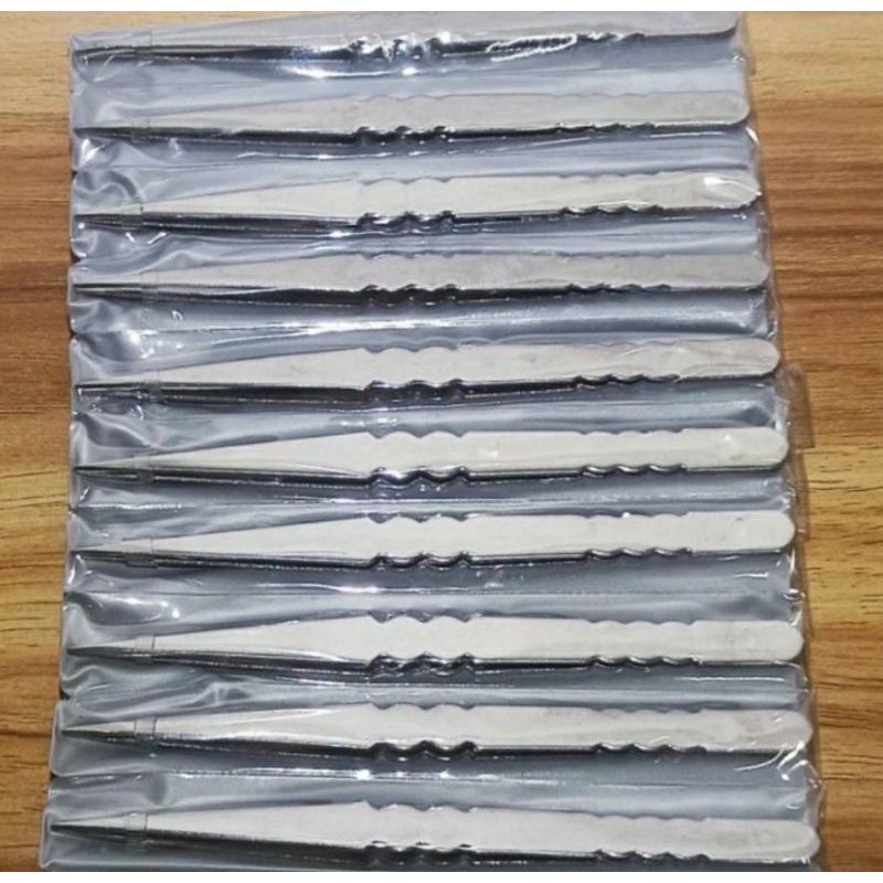 Pinset tebal lurus 1,2mm/jepitan benang