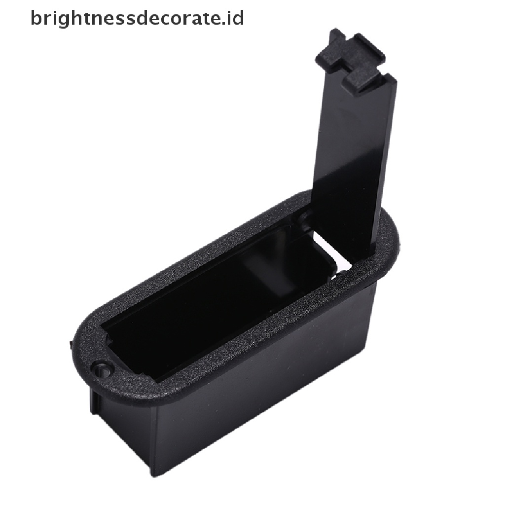 Kotak Case Holder Baterai Pickup 9v Warna Hitam Untuk Gitar Bass