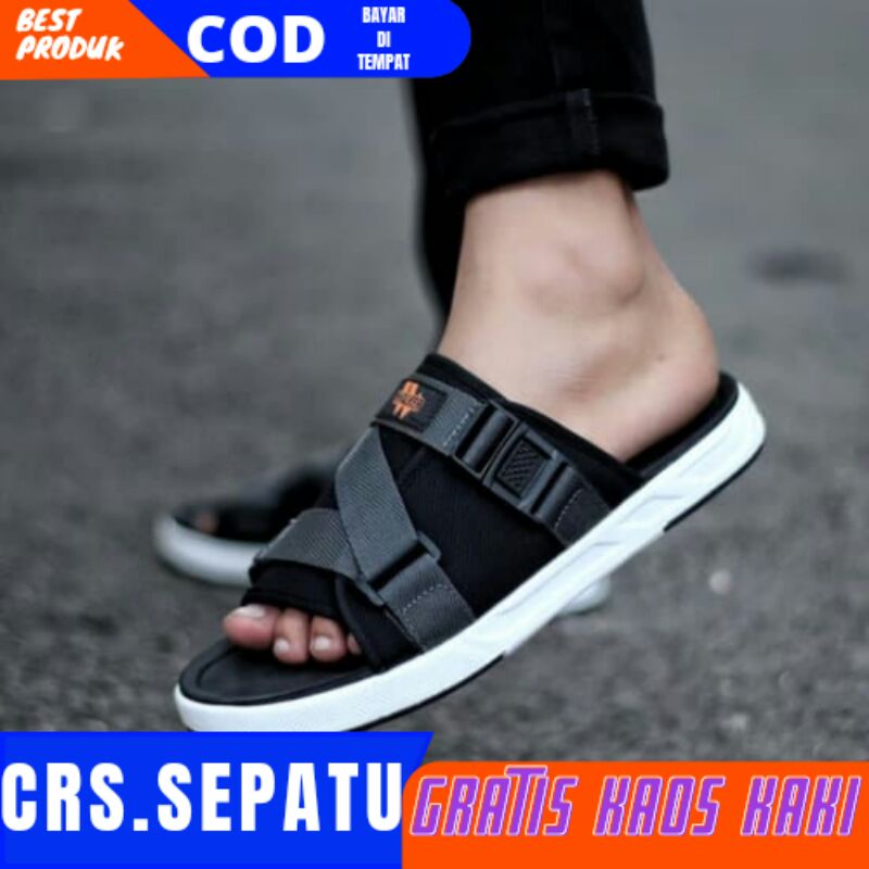 WALKER X WILLIS - Sandal Casual Pria Slide Selop Cowok Murah Original Terbaru || SandalPria Casual