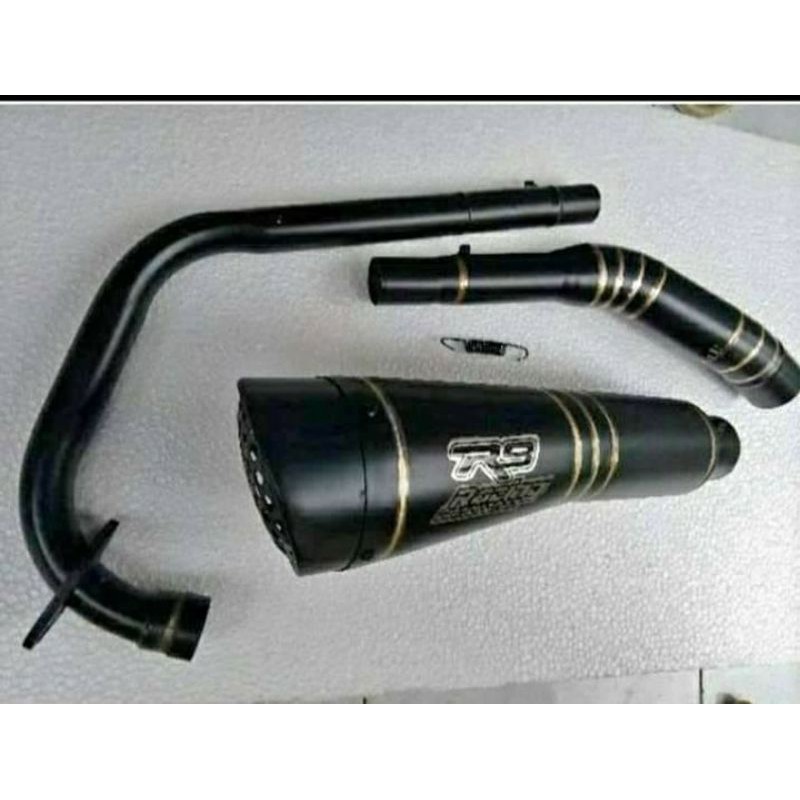 knalpot racing R9 black dop cb,cbr150,satria fu