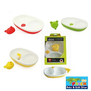 Dearya Divided Warming Bowl Duo/wadah makanan/tempat makanan