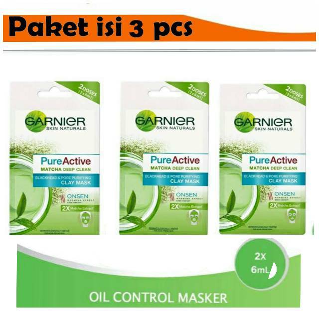 Garnier Pure Active Matcha Deep Clean Clay / Light