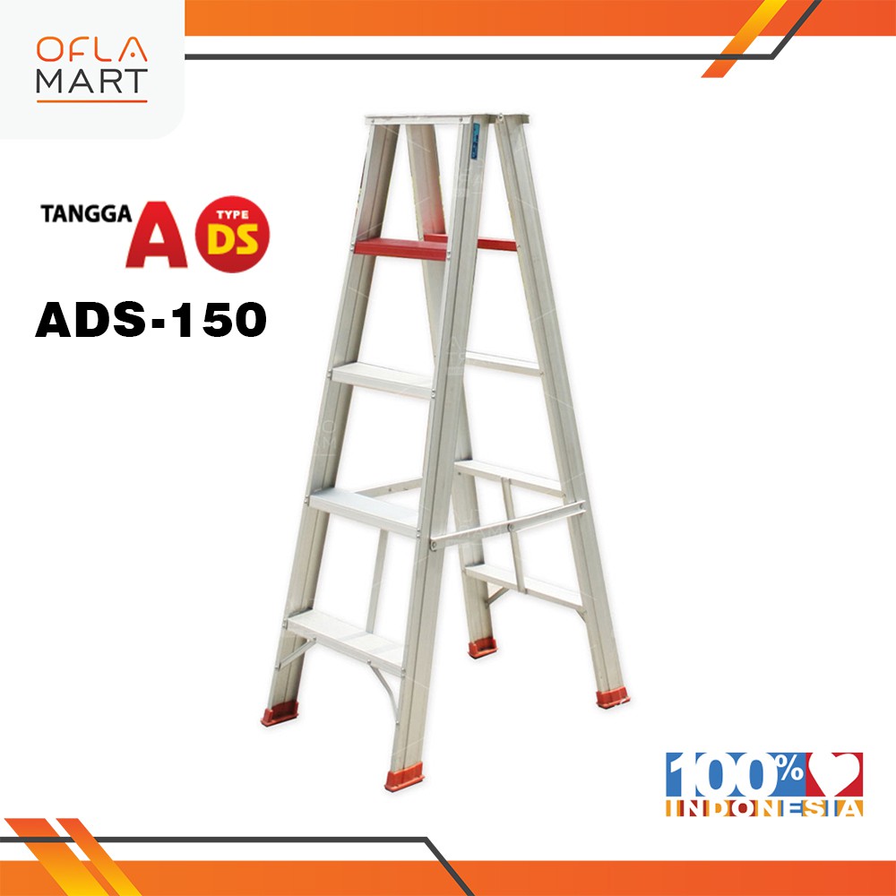 TANGGA ALUMINIUM LIPAT ALCA A DS-150