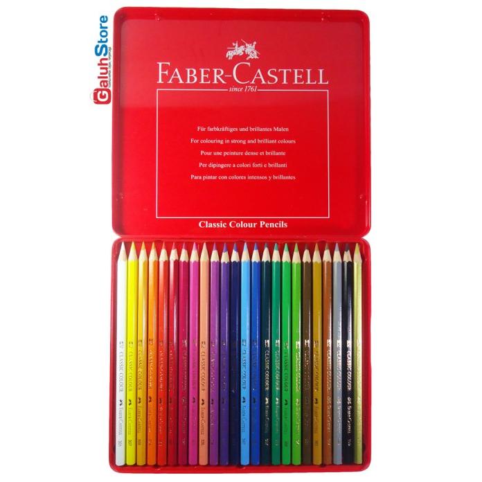 

Faber Castell Pensil Warna Classic 24 Warna Kemasan Kaleng