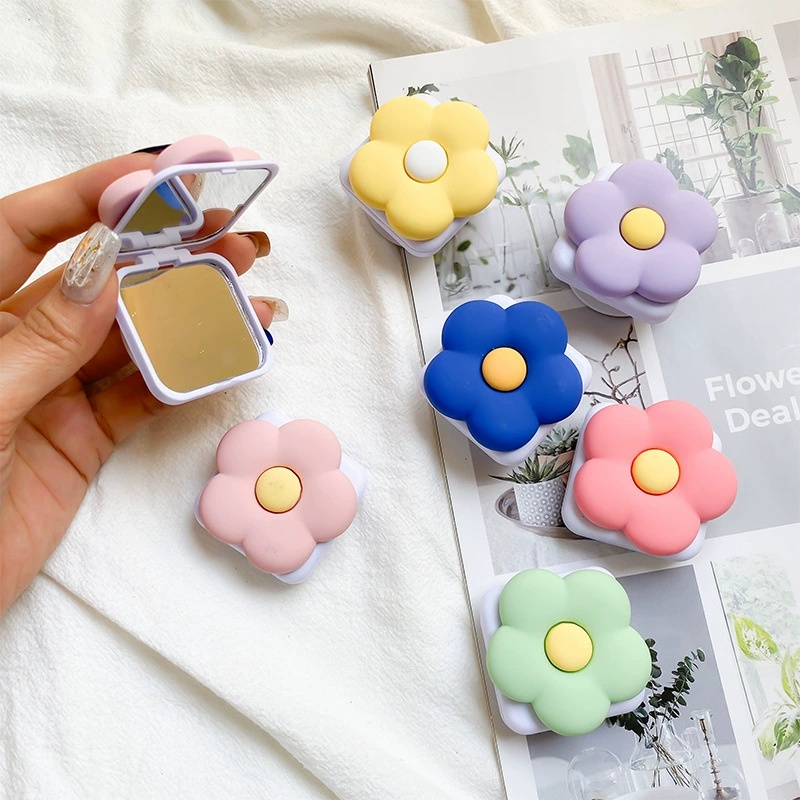 Griptok Ring Cermin Phone Holder Stand HP Android iPhone cermin bunga flower