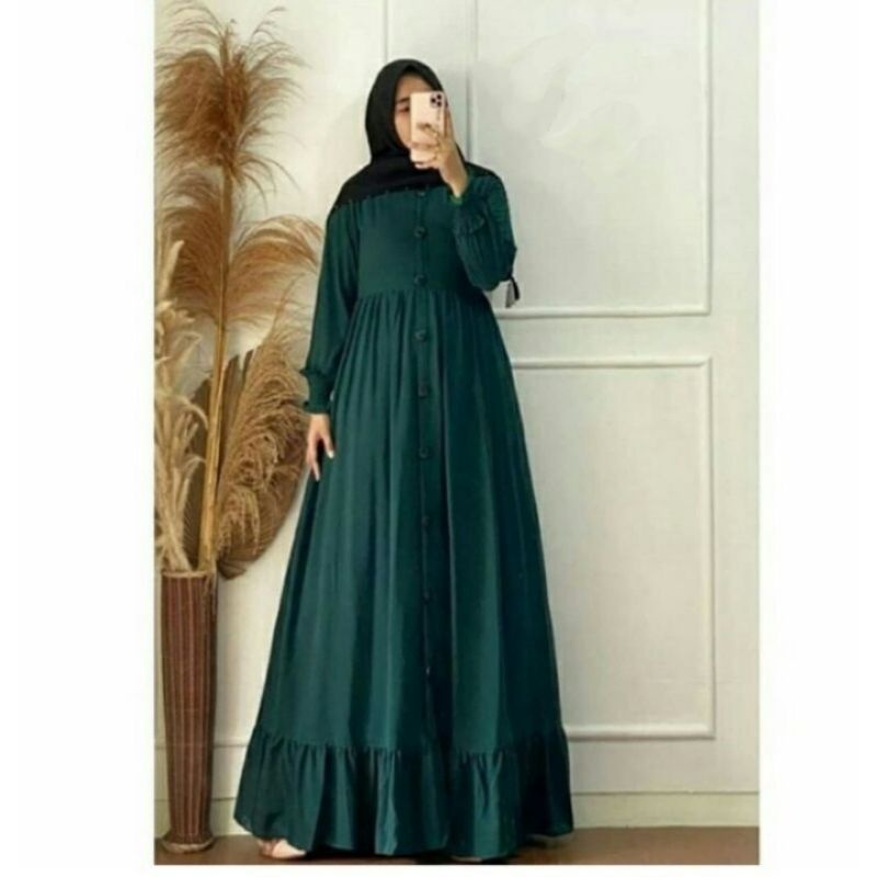 gamis ceruty babydol Premium jumbo