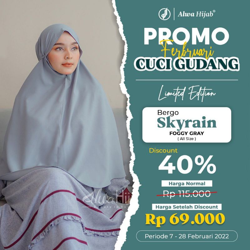 PROMO up to 15% Alwa Hijab | {Ready Stock}