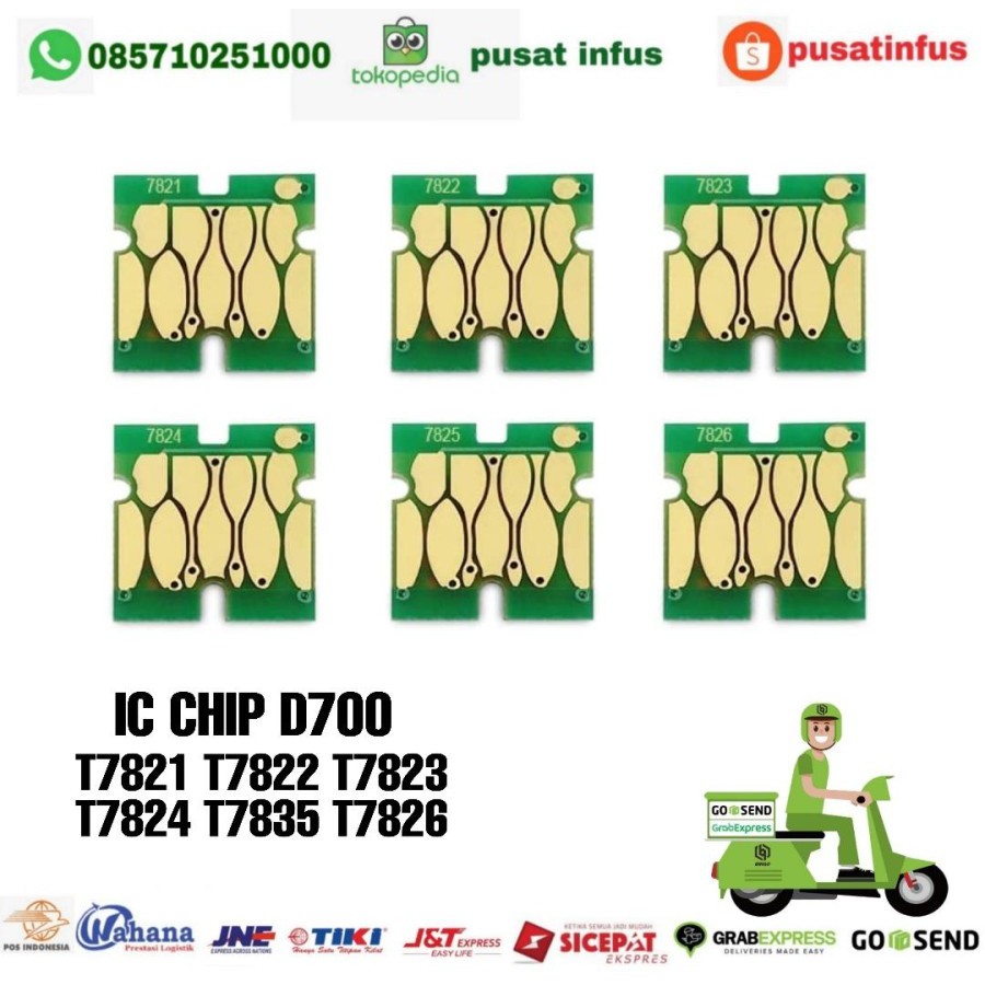 Chip Epson D700 - IC Chip Catridge SL-D700 / D700