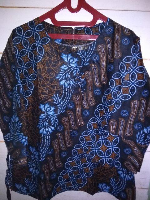Atasan Batik Dolby Dolbi Dobby Doby Tenun Sutra Tulis Halus Katun Atbm Baron ,sarombit Atasan