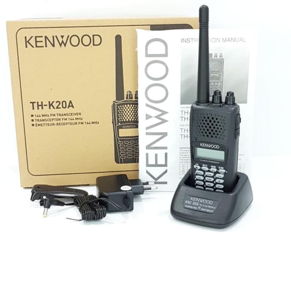 HANDY TALKY KENWOOD TH-K20A VHF SINGLEBAND NEW ORIGINAL RESMI POSTEL