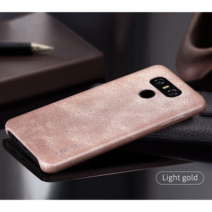 LG G6 - LG V20 case leather kulit back cover original X-LEVEL VINTAGE