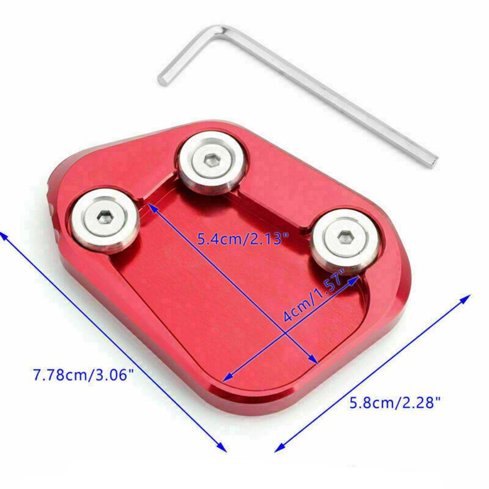 Populer Kaki Ekstensi Pad Pembesar Suku Cadang Motor Kickstand Side Stand Side Kick Stand Untuk HONDA CBR250RR 17-19