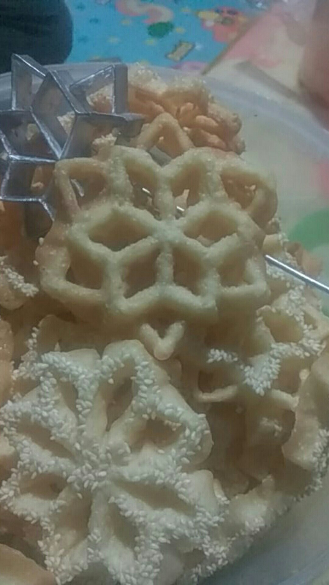 Cetakan Kembang Goyang Bintang Susun 8cm