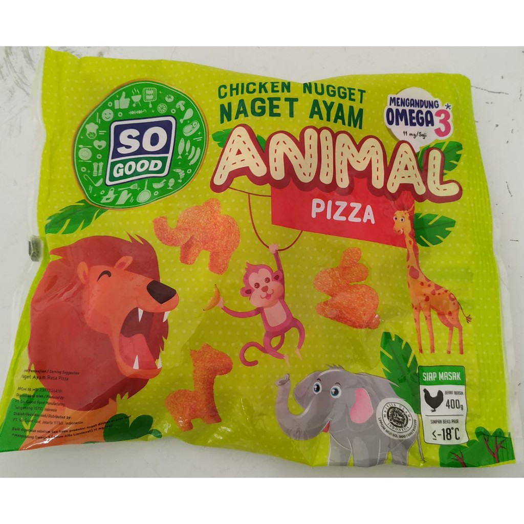 

SO GOOD CHICKEN NUGGET ANIMAL 400 GR | NAGET AYAM