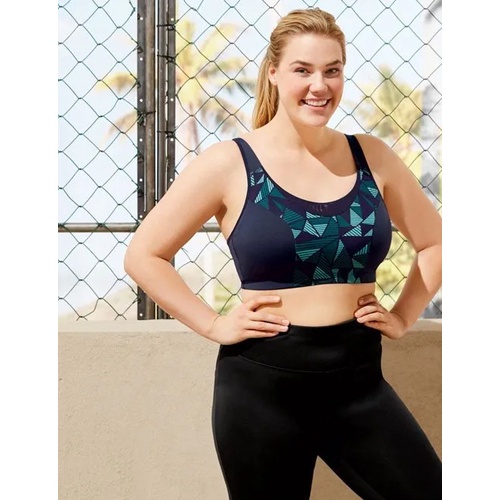 Sports Bra Crivit Medium Activity Abstract Pattern
