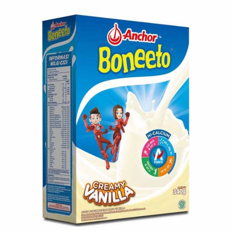 

Boneeto Susu Bubuk Vanila 350g - Daya Pikir dan Tubuh Aktif