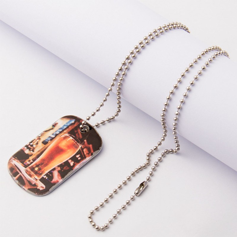 Glitter Sublimation Blank Pendant Heat Transfer Double-sided Print Car Hanging Ornaments