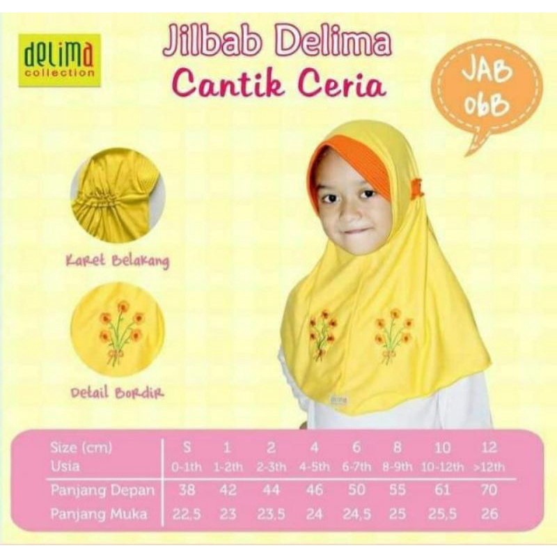 Kerudung Anak Delima Collection 06b