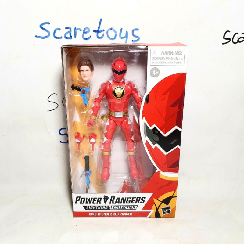 Hasbro Power Rangers Lightning Collection Dino Thunder Red Ranger Abaranger