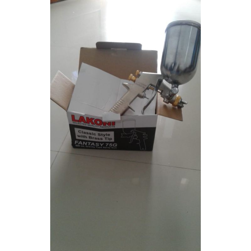 spray gun f75g tabung atas fantasy lakoni