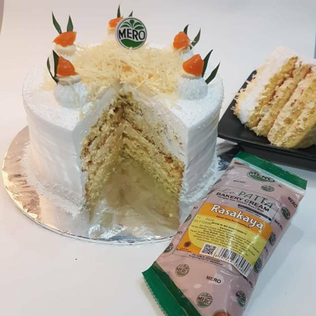 

RB22 LEPATTA BAKERY CREAM VANILLA DURIAN RASAKAYA MERO 1 KG-CREAM FILLING BAKERY-FILLING CREAM