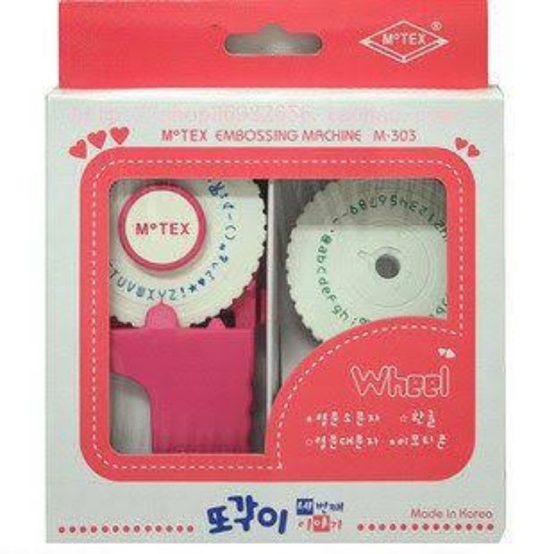 

MOTEX LABEL MAKER E303 EMBOSSING 3D EMBOSS E-303 2 WHEEL GEAR