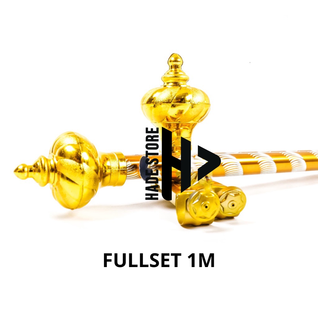 besi gorden fullset 1m batang gorden full sett 100cm tiang gorden komplit -+100cm
