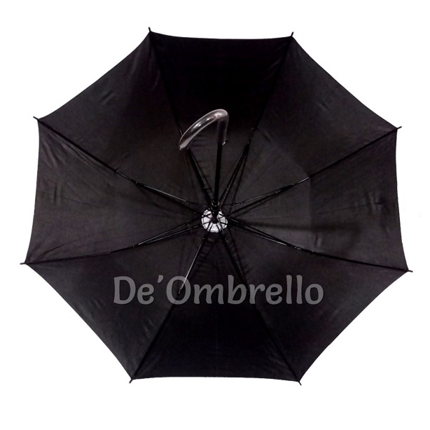 (047)Payung Hitam Standard Polos Import Quality/Black Umbrella