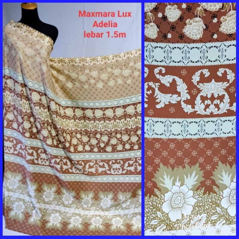 Kain Maxmara motif Adelia Coksu harga per 0,5m