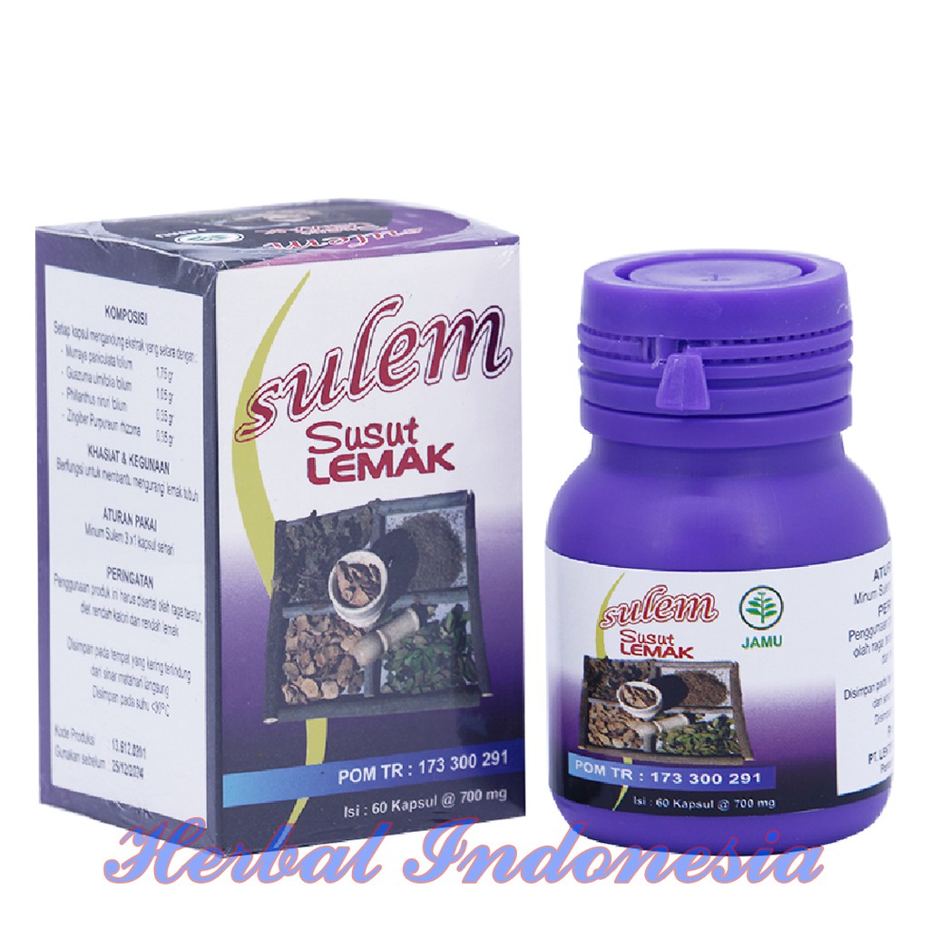 Herbal Pelangsing SUSUT LEMAK SULEM | Langsing | Susut Perut