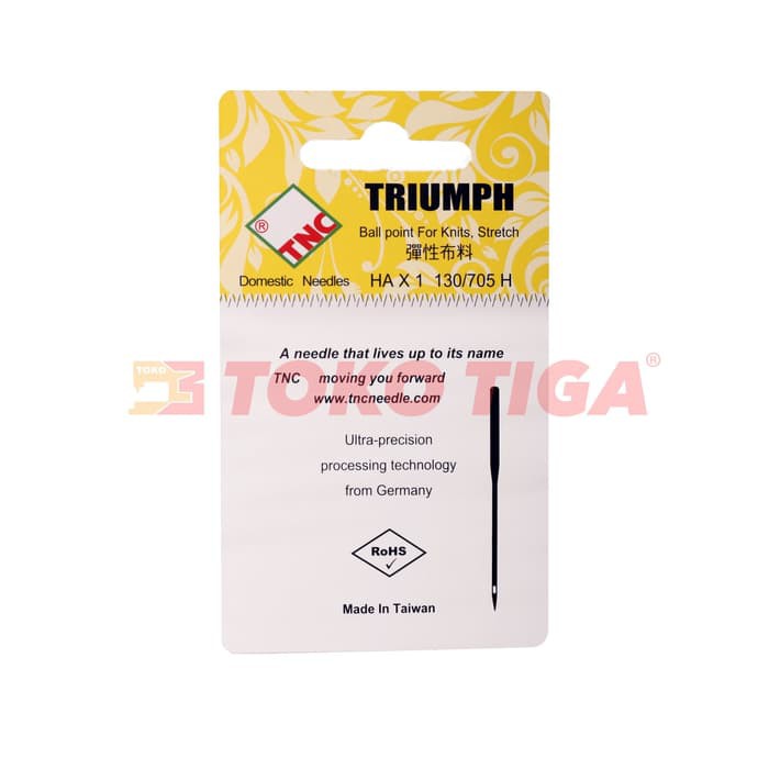 Jarum Triumph/TNC HAX1 SES BLUE HEAD Stretch (Mesin Jahit Portable)